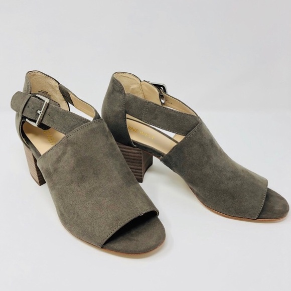 Nine West Shoes - Nine West | NWOT Olive Green Block Heel Sandal